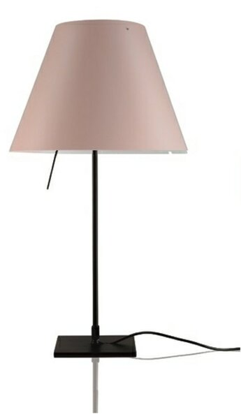 Stolní lampa Luceplan, Pudrová, Obývací pokoj, Hliník