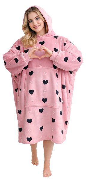 XPOSE® Mikinová deka LOVE