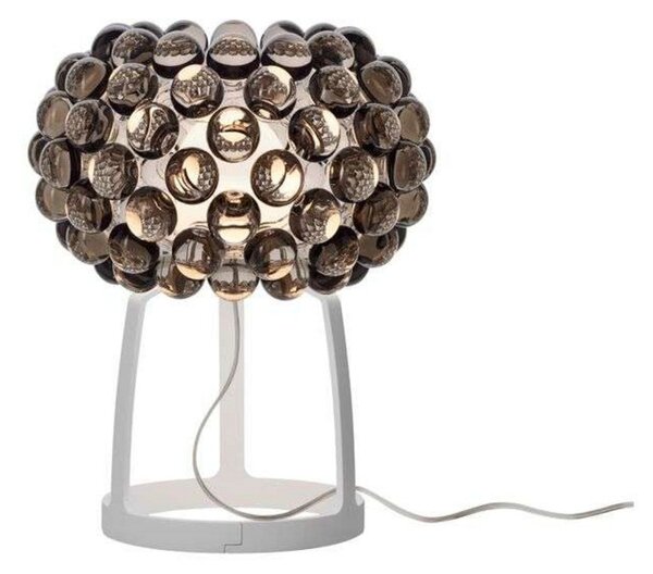 Stolní lampa Foscarini, stmívatelné, Šedá, Obývací pokoj, Kov