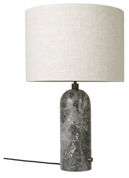 Stolní lampa GUBI, stmívatelné, Béžová, Obývací pokoj, Mramor