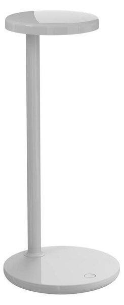 Stolní lampa FLOS, stmívatelné, Šedá, Obývací pokoj, Hliník