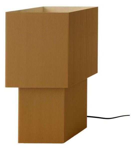 Stolní lampa Pholc, stmívatelné, Hnědá / Rezavá, Obývací pokoj, Kov