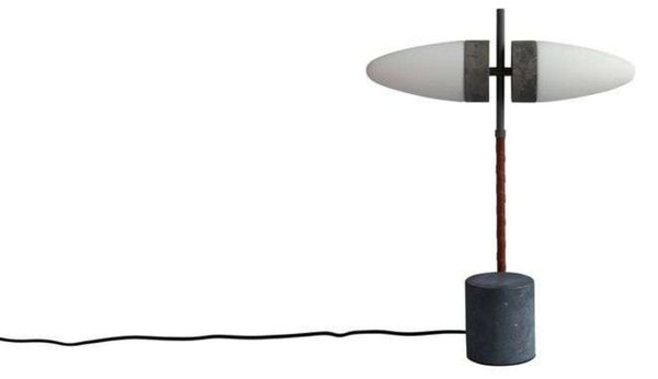 Stolní lampa 101 COPENHAGEN, Metalická, Obývací pokoj, Sklo