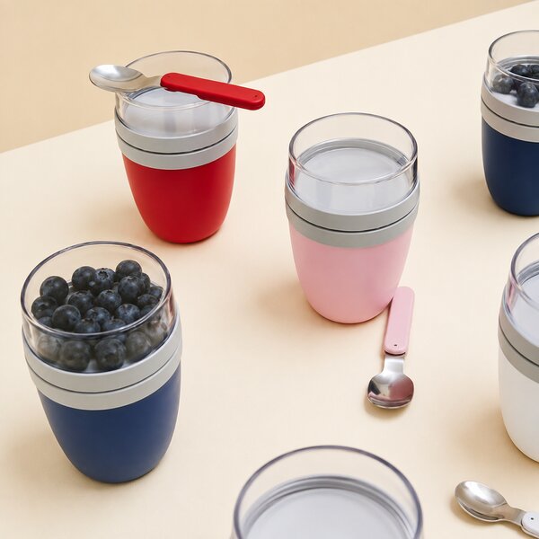 Svačinová dóza na jogurt Ellipse, 300ml, Mepal, námořní modrá