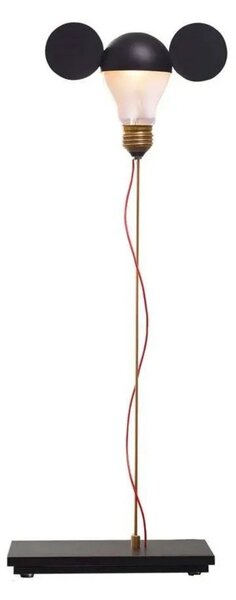Stolní lampa Ingo Maurer, stmívatelné, Černá, Obývací pokoj, Kov