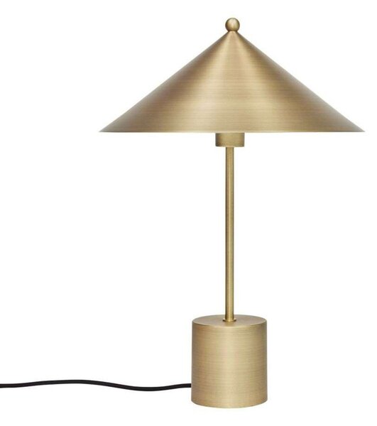 Stolní lampa OYOY Living Design, Kasa, Zlatá / mosazná, Obývací pokoj, Kov, Skandinávský