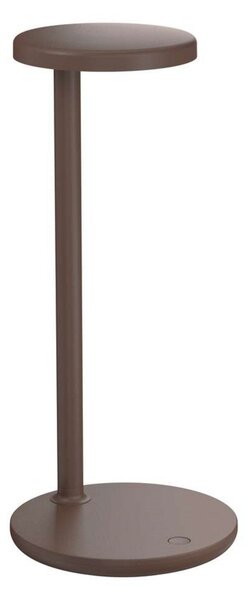 Stolní lampa FLOS, stmívatelné, Hnědá / Rezavá, Obývací pokoj, Hliník