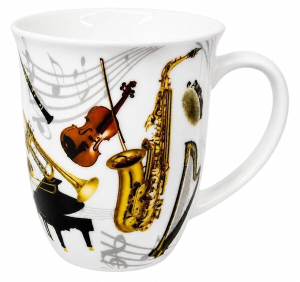 Porcelánový hrnek - hudební motiv 0,4l 2000503