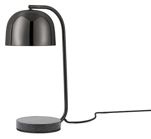 Stolní lampa Normann Copenhagen, Černá, Obývací pokoj, Kov