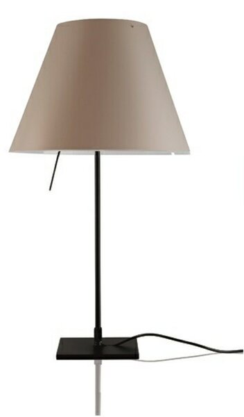 Stolní lampa Luceplan, Hnědá / Rezavá, Obývací pokoj, Hliník