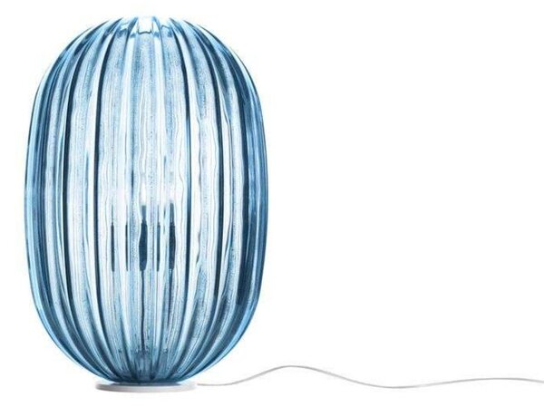 Stolní lampa Foscarini, stmívatelné, Modrá, Obývací pokoj, Plast