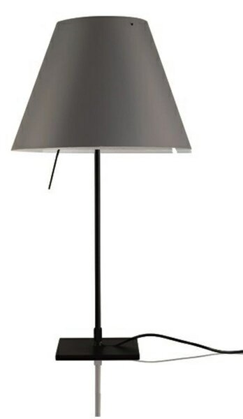 Stolní lampa Luceplan, Šedá, Obývací pokoj, Hliník