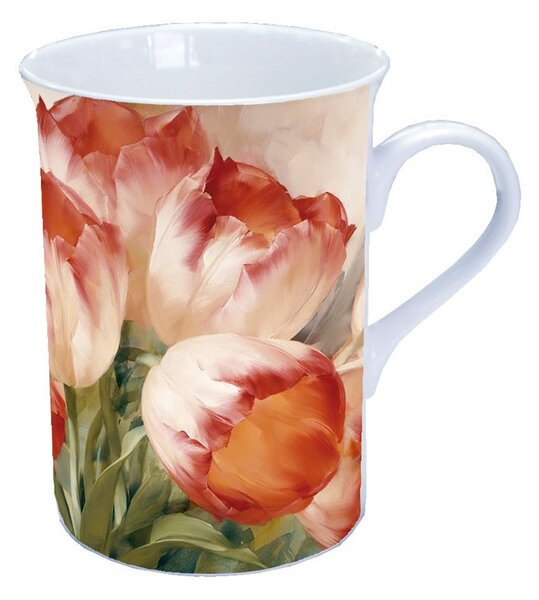 Porcelánový hrnek - tulipány 200ml 2000501