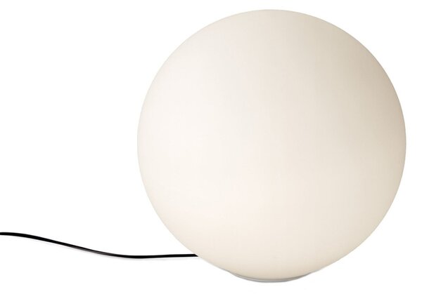 Stolní lampa Artemide, Dioscuri, stmívatelné, Bílá, Obývací pokoj, Sklo, Design