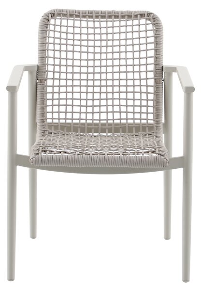 Sunfun Solo Zahradní křeslo, 67 × 63 × 85 cm, hliník, bílá