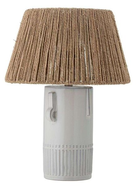 Stolní lampa Bloomingville, Bílá, Obývací pokoj, Kámen
