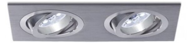 BPM 3055 Vestavné svítidlo Aluminio Negro, černá, 2x50W, 12V - BPM