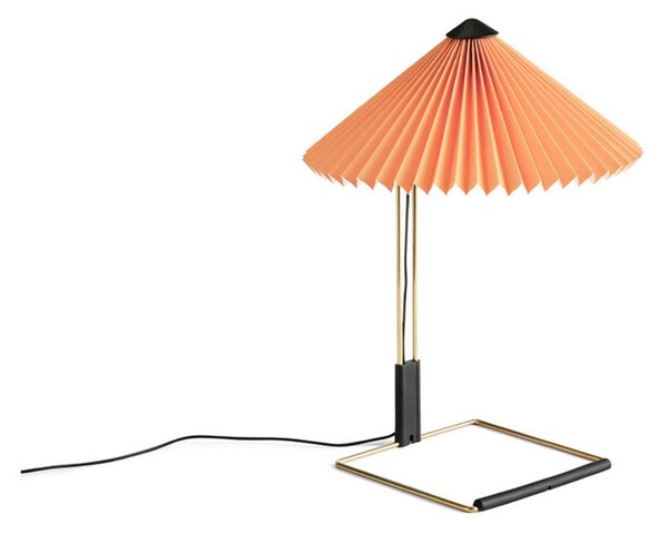 Stolní lampa HAY, stmívatelné, Oranžová, Obývací pokoj, Tkanina / Textil