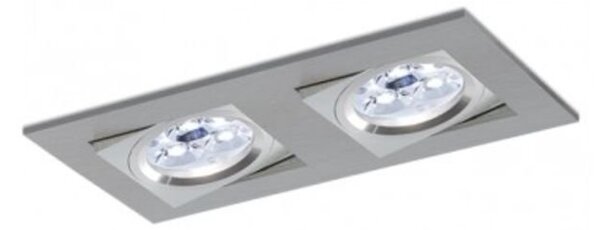 BPM 3001 Vestavné svítidlo Aluminio Plata, kartáčovaný hliník 2x50W, 12V - BPM