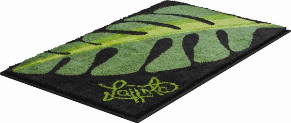 GRUND LEAF - Koupelnová předložka zelená Rozměr: 60x100 cm