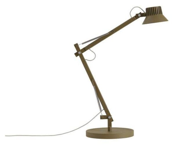 Stolní lampa Muuto, Hnědá / Rezavá, Pracovna, Hliník