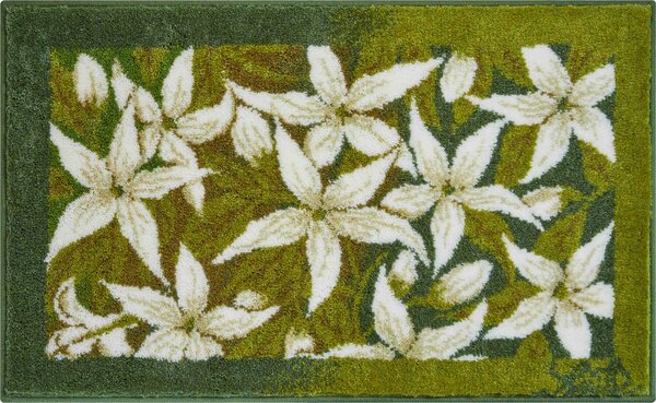 GRUND JASMINE - Koupelnová předložka zelená Rozměr: 60x60 cm