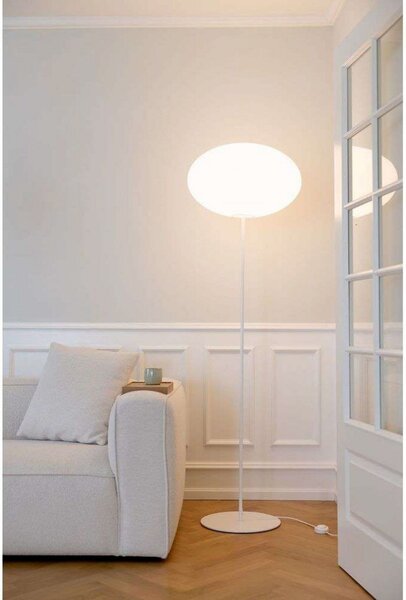 Stojací Lampa CPH Lighting, Bílá, Obývací pokoj, Kov