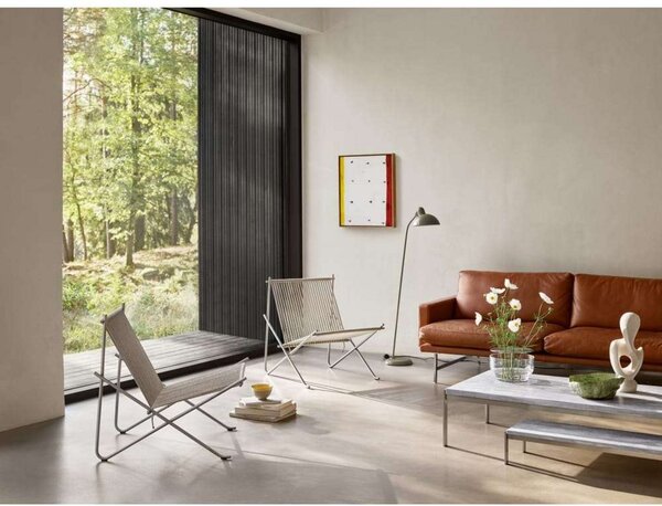 Stojací Lampa FRITZ HANSEN, Červená, Obývací pokoj, Kov