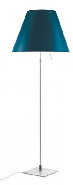 Stojací Lampa Luceplan, Modrá, Obývací pokoj, Hliník