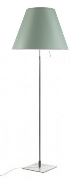 Stojací Lampa Luceplan, Zelená, Obývací pokoj, Hliník