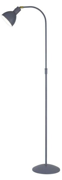 Stojací Lampa Halo Design, Šedá, Obývací pokoj, Kov