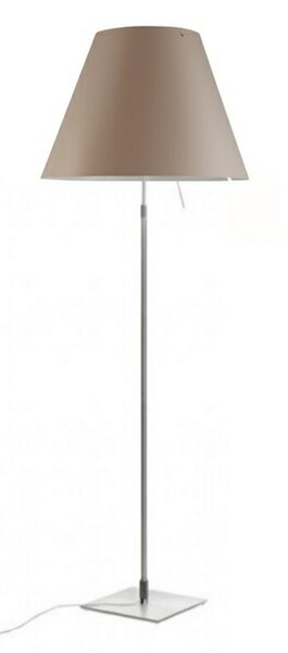 Stojací Lampa Luceplan, Hnědá / Rezavá, Obývací pokoj, Hliník