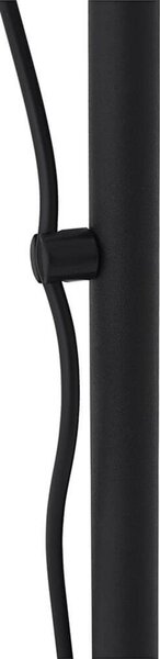 Stojací Lampa Muuto, stmívatelné, Černá, Obývací pokoj, Kov