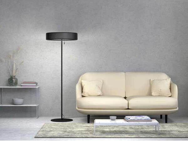 Stojací Lampa Herstal, Černá, Obývací pokoj, Kov