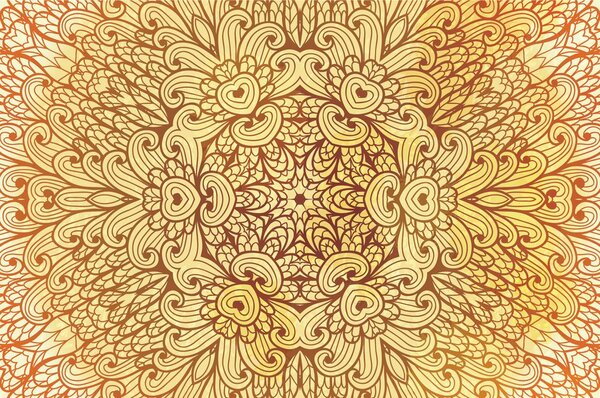 Tapeta zlatá etnická Mandala