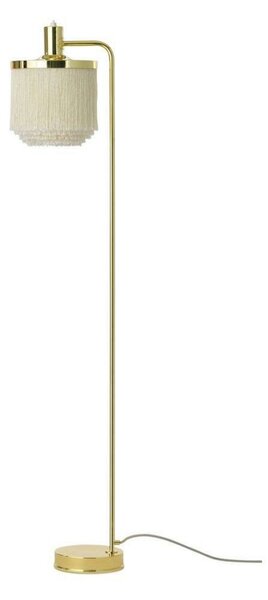Stojací Lampa Warm Nordic, Fringe, Béžová, Obývací pokoj, Kov, Vintage