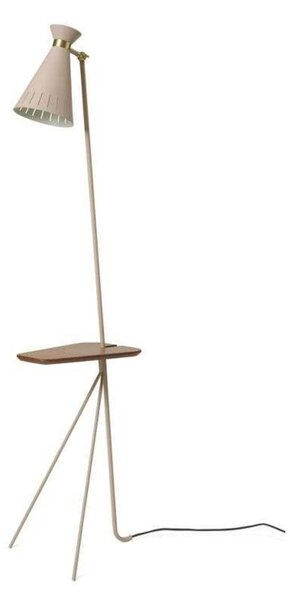Stojací Lampa Warm Nordic, Cone, Béžová, Obývací pokoj, Kov, Vintage