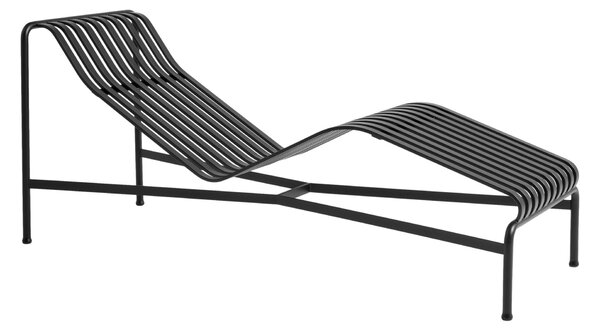 HAY Zahradní lehátko Palissade Chaise Longue, Anthracite
