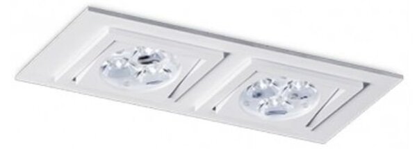 BPM 3067 Vestavné svítidlo Aluminio Plata, kartáčovaný hliník 2x50W, 12V - BPM