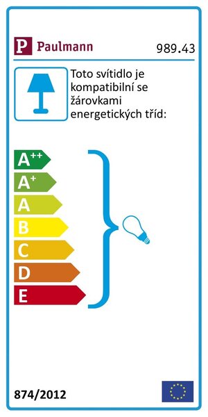 P 98943 Zápustné svítidlo Premium výklopné max.50W 230V GU10 51mm chrom/ - PAULMANN