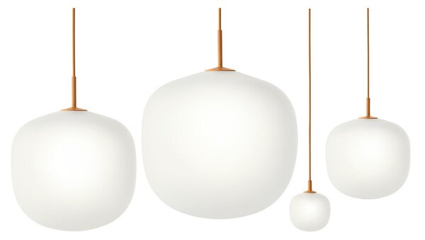 Závěsná svítidlo Muuto, Bílá, Jídelna, Sklo