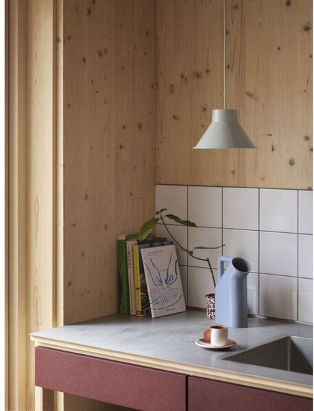 Závěsná svítidlo Muuto, Šedá, Jídelna, Kov, Design