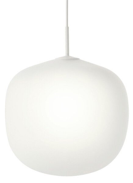 Závěsná svítidlo Muuto, Bílá, Jídelna, Sklo
