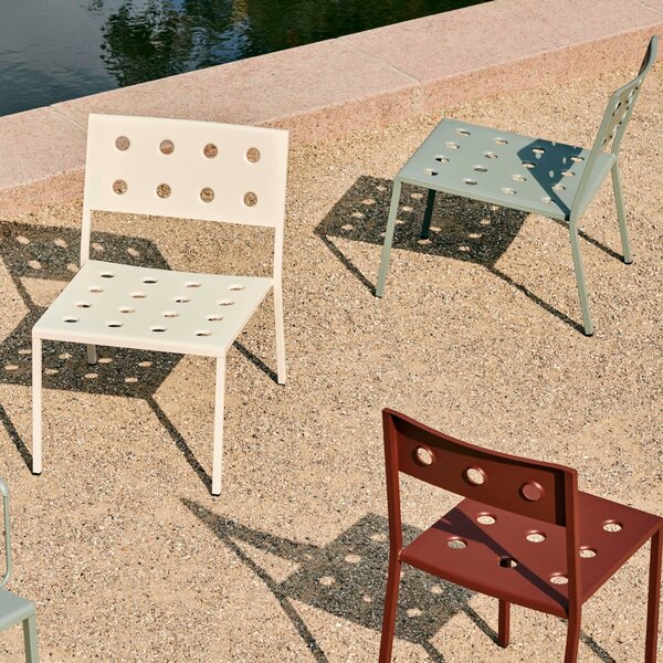 HAY Zahradní židle Balcony Armchair, Desert Green