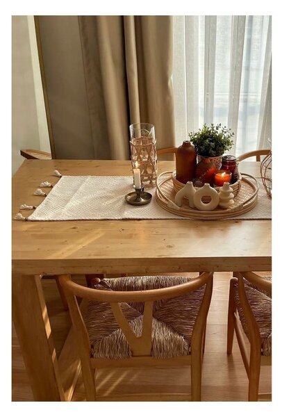 Běhoun na stůl z Bio bavlny 40x130 cm – Mila Home