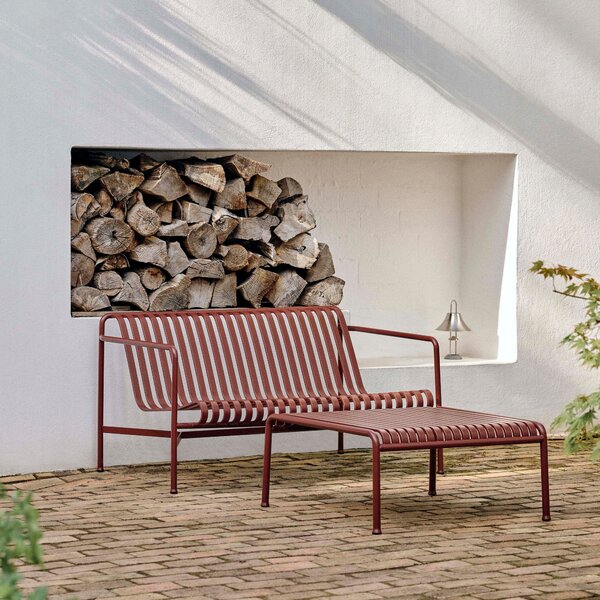 HAY Zahradní pohovka Palissade Lounge, Iron Red