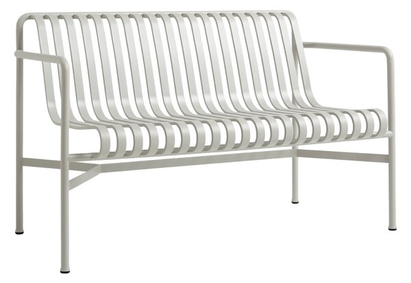 HAY Zahradní lavice Palissade Dining Armrest, Sky Grey