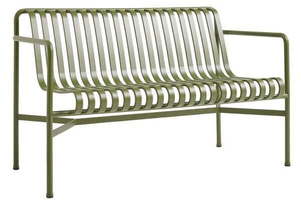 HAY Zahradní lavice Palissade Dining Armrest, Olive