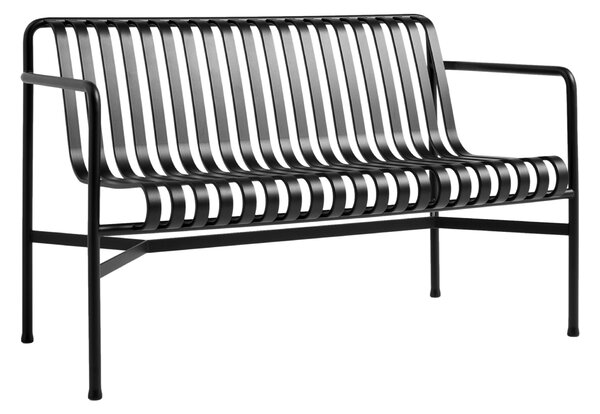 HAY Zahradní lavice Palissade Dining Armrest, Anthracite