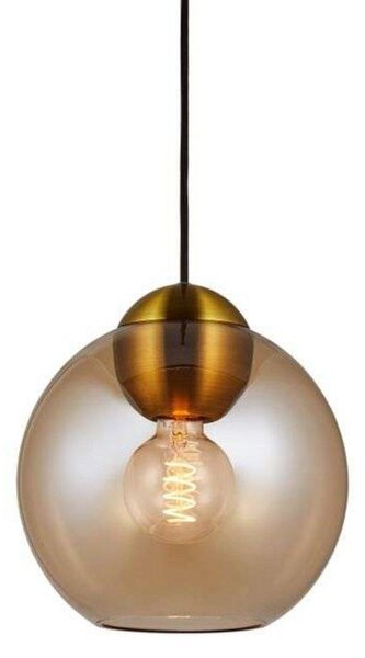 Závěsná svítidlo Halo Design, Oranžová, Jídelna, Sklo